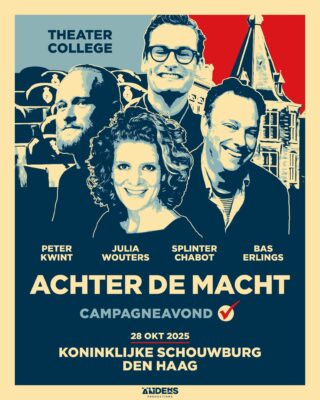 Theatercollege ‘Achter de macht’ met Bas Erlings