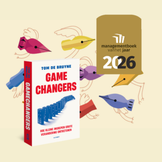 Gamechangers op de shortlist Managementboek van het jaar