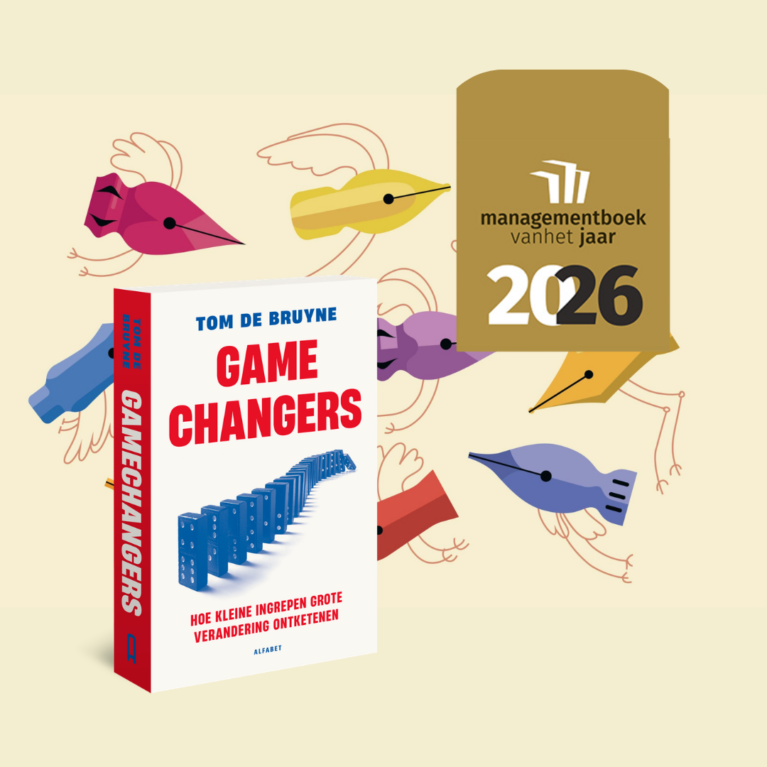 Gamechangers op de shortlist Managementboek van het jaar